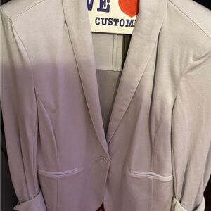 Armani Exchange Women's Light Gray Blazer